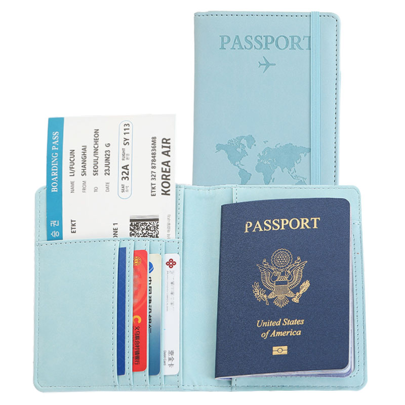 Travel Accessories Plane - Обложка для паспорта с картой мира
