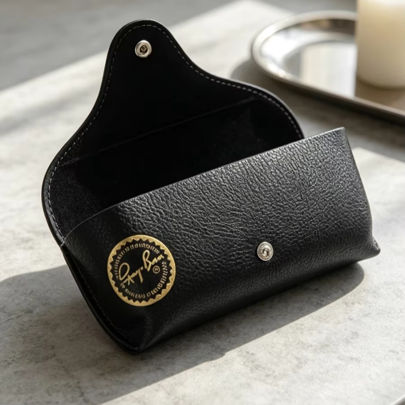Travel Accessories Gifts For Men - Кожаный чехол для солнцезащитных очков Ray-Ban,