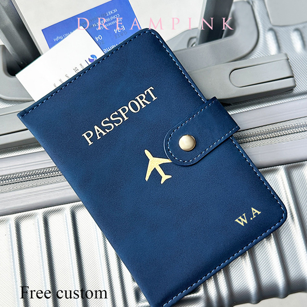 Travel Accessories Gifts For Men - Персонализированное имя, дорожный кошелек для паспорта,