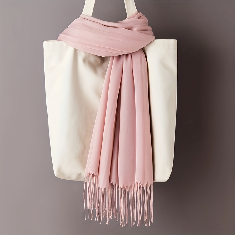 Travel Accessories Designer - Классический однотонный шарф унисекс — высококачественная