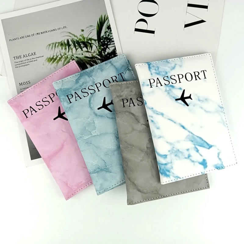 Travel Accessories On Plane - Обложка для паспорта из искусственной кожи,