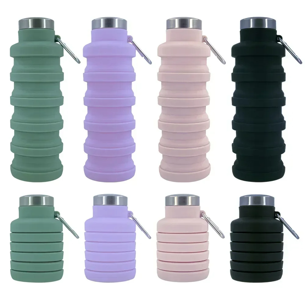 Water Bottle Collapsible - Складная бутылка для воды, многоразовые силиконовые