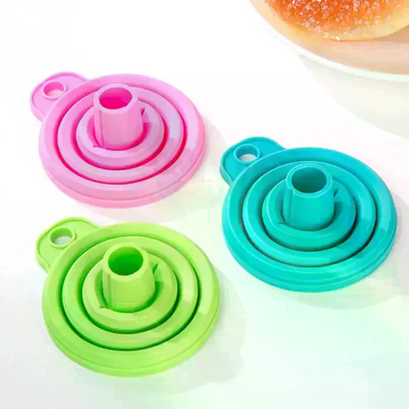 Water Bottle Collapsible - Набор из 10 силиконовых складных воронок,