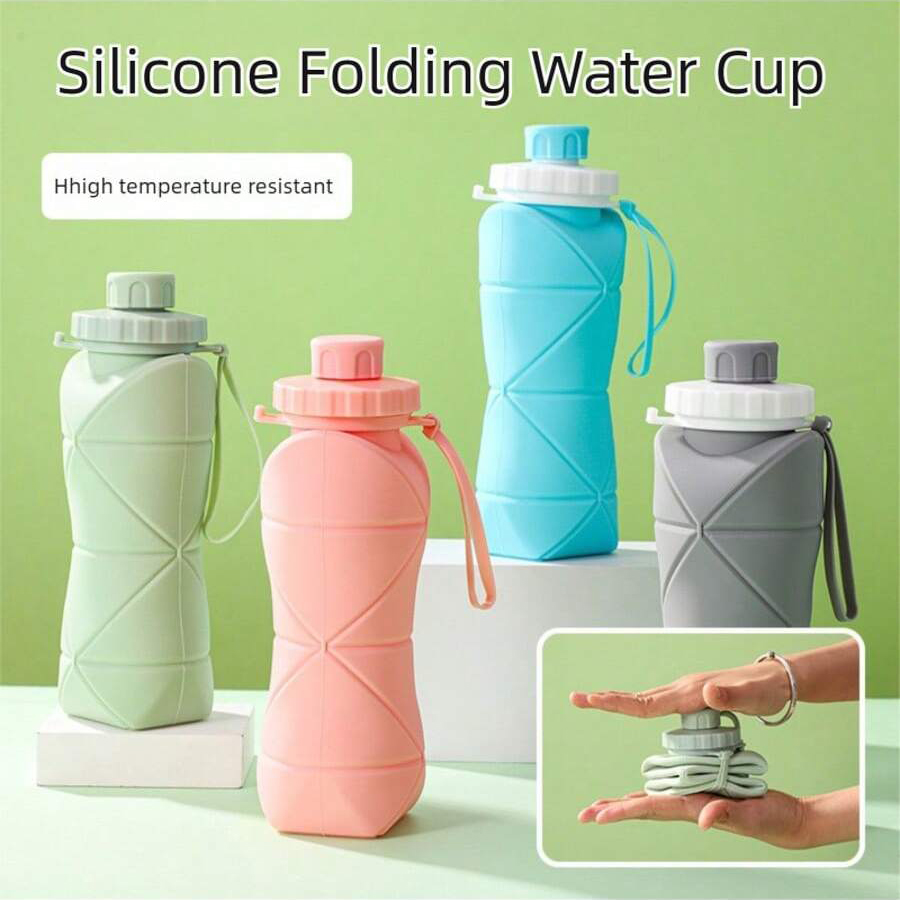 Water Bottle Collapsible - Складная силиконовая кружка 600 мл (1