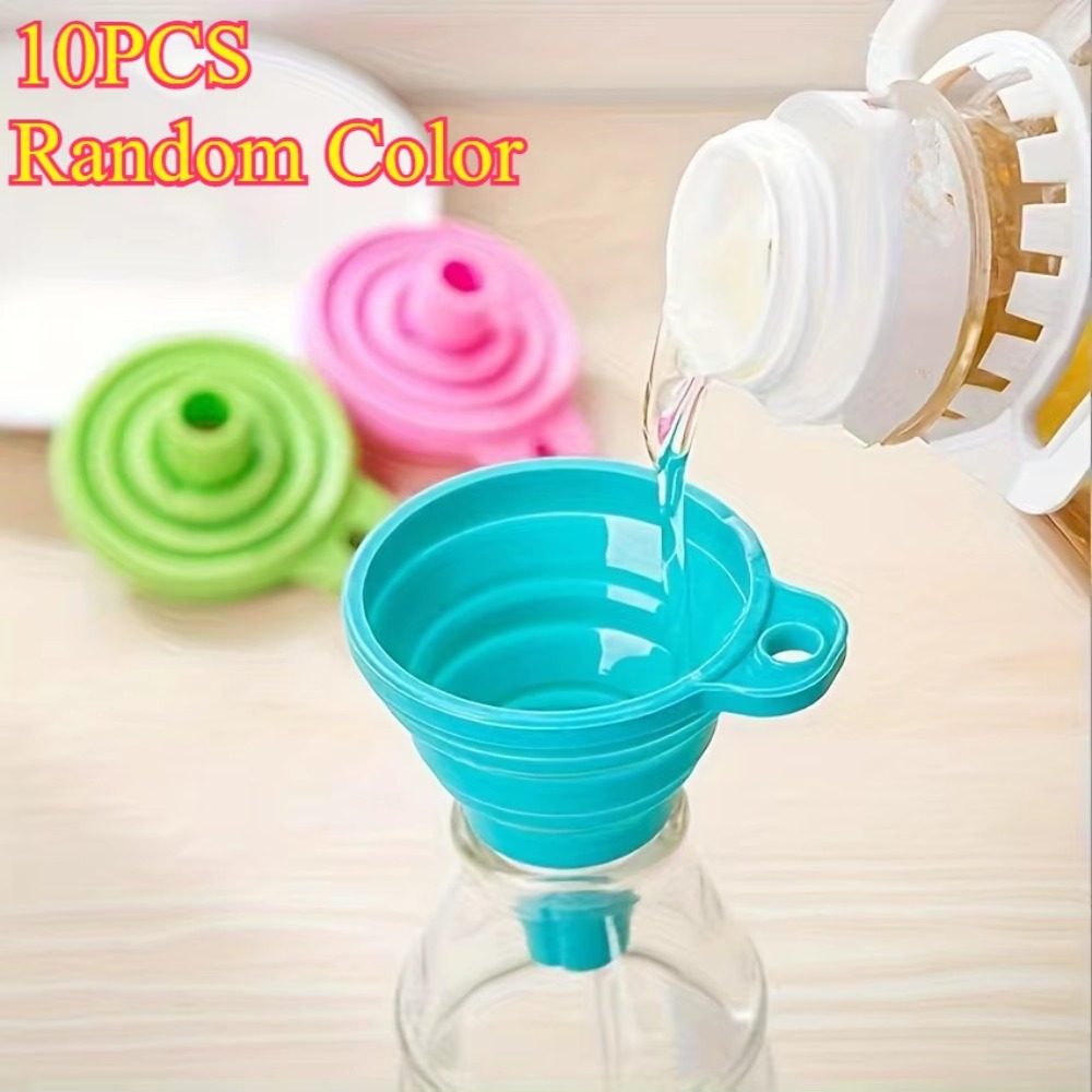 Water Bottle Collapsible - 10 шт. складной силиконовый набор кухонных