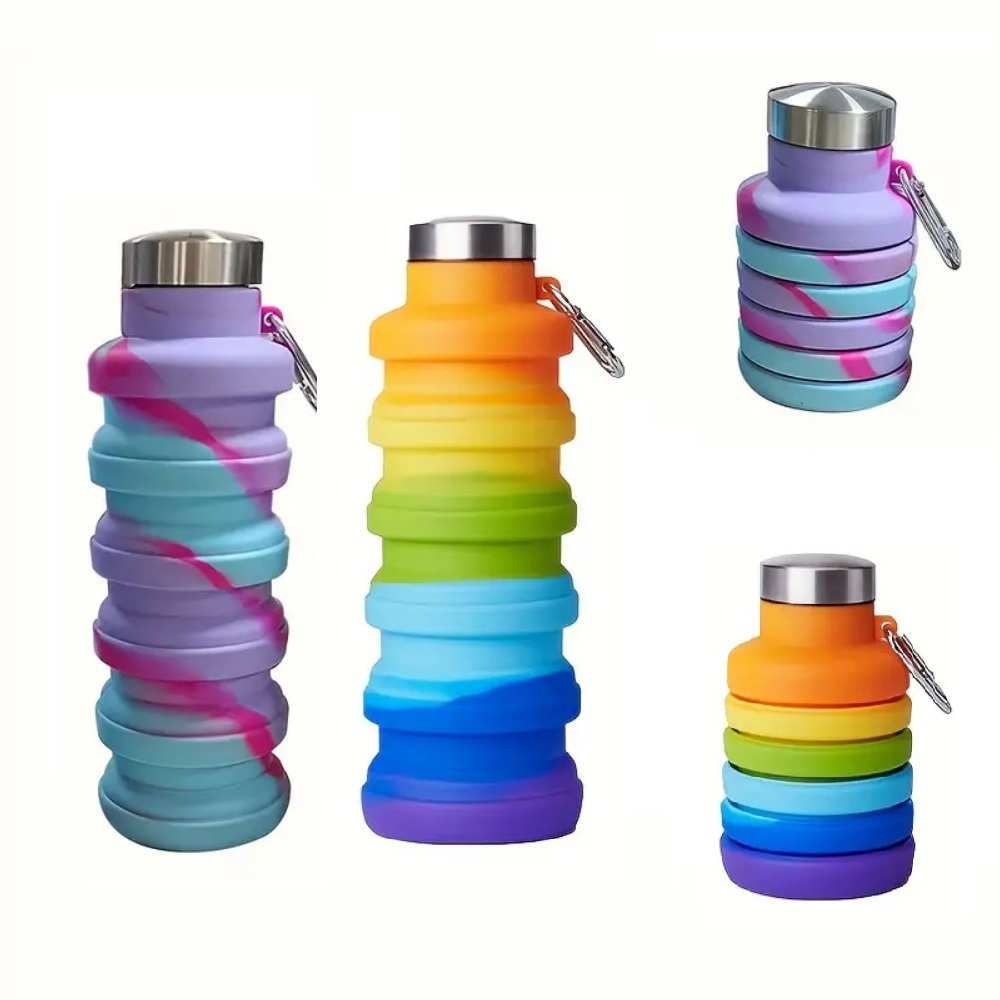 Складная силиконовая бутылка д – обзор и цена Water Bottle Collapsible