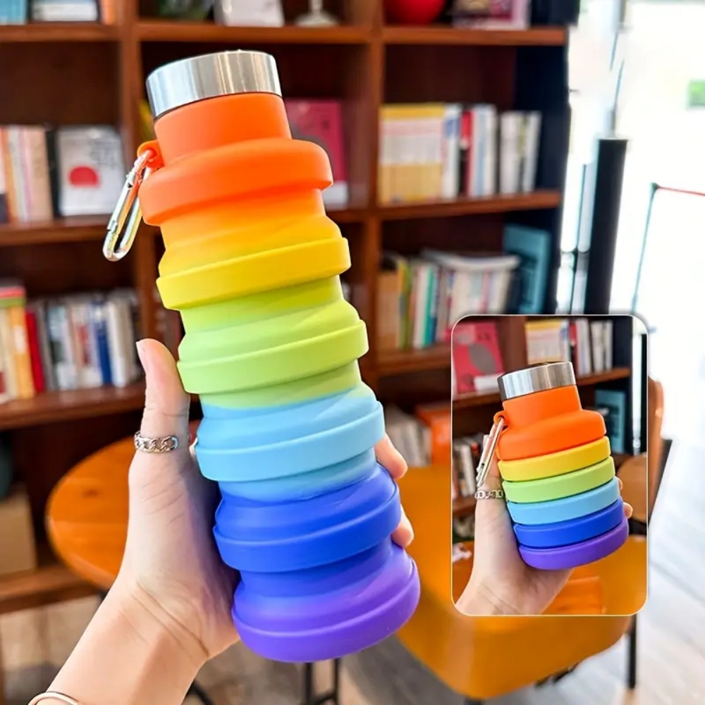 Складная силиконовая бутылка д – обзор и цена Water Bottle Collapsible