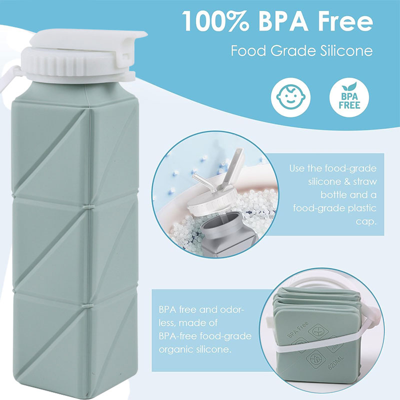 Складная бутылка для воды с со – обзор и цена Water Bottle Collapsible