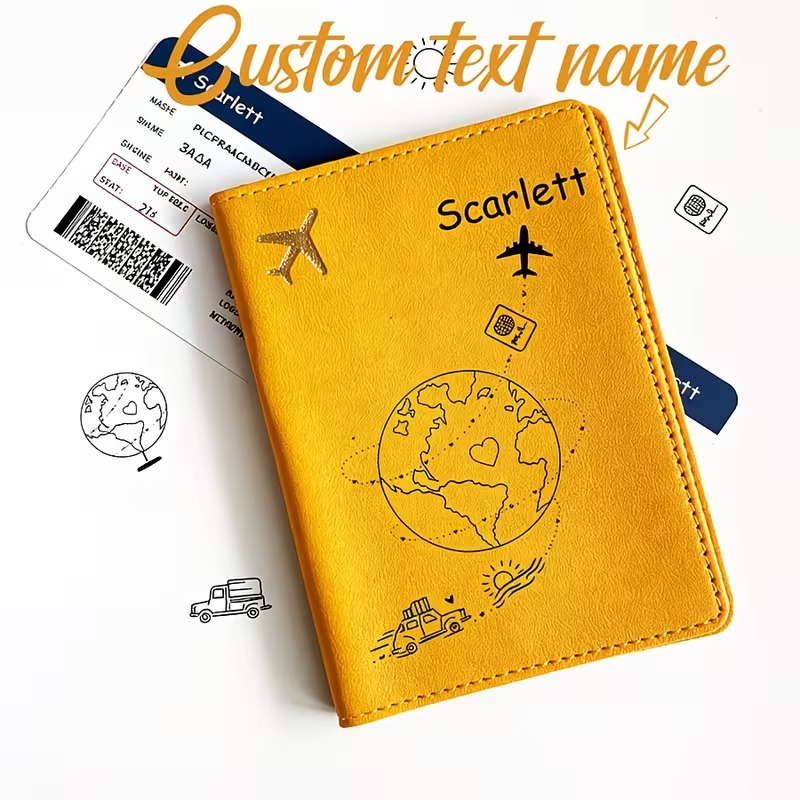 Обложка для паспорта с индивид – обзор и цена Travel Accessories Plane