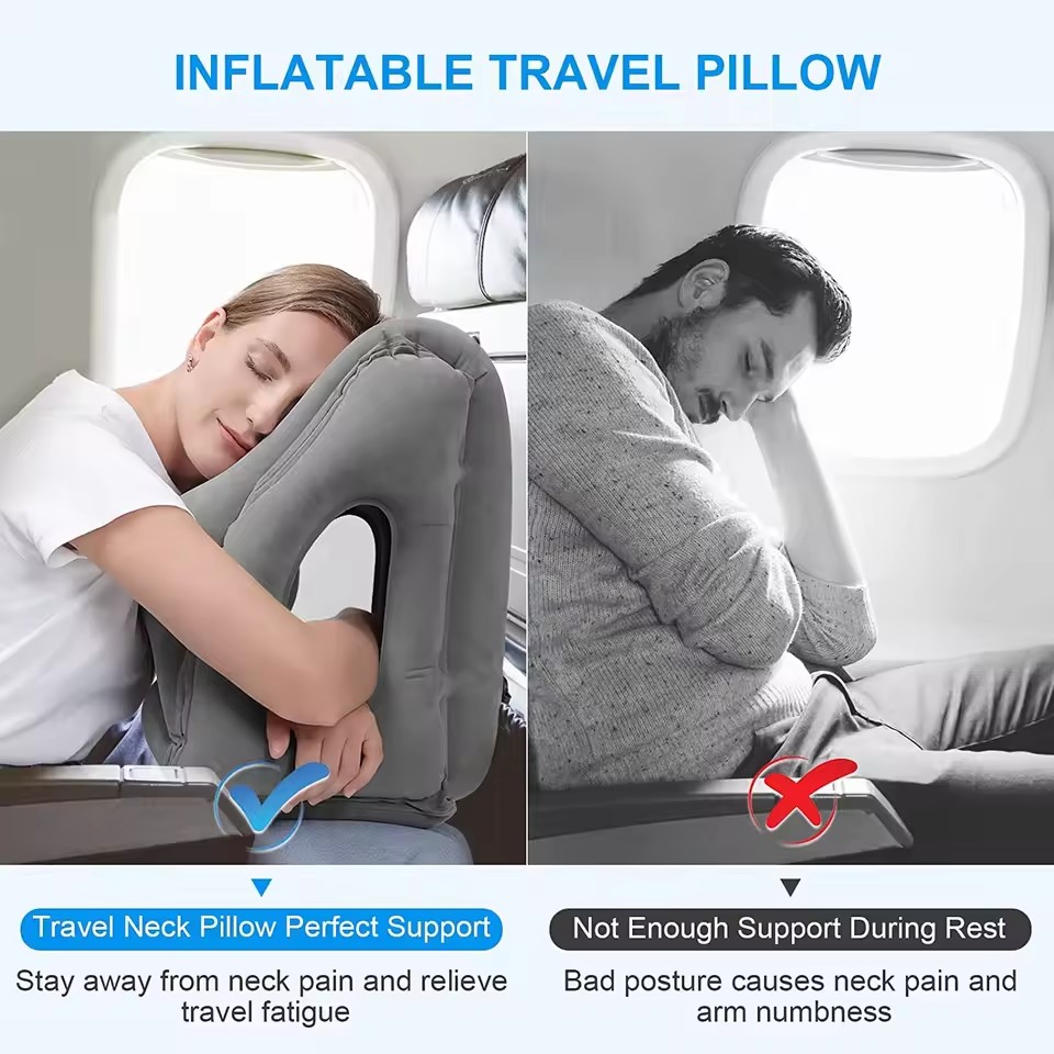 Надувная подушка для путешеств – обзор и цена Travel Accessories For Long Haul Flights