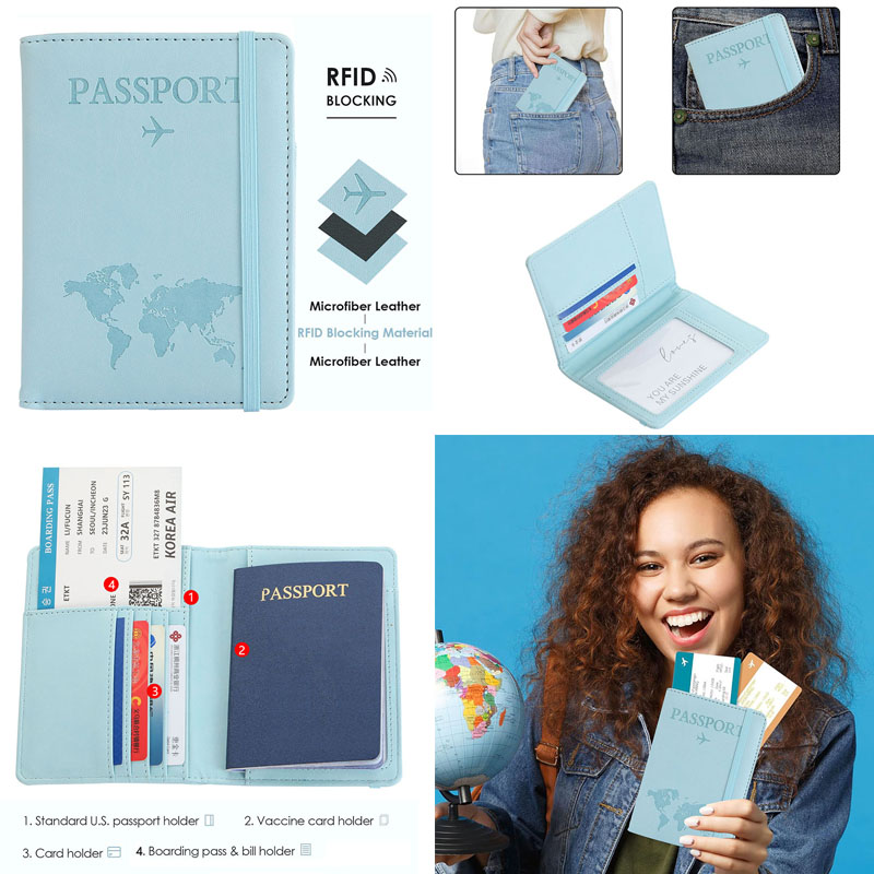 Обложка для паспорта с картой  – обзор и цена Travel Accessories Plane