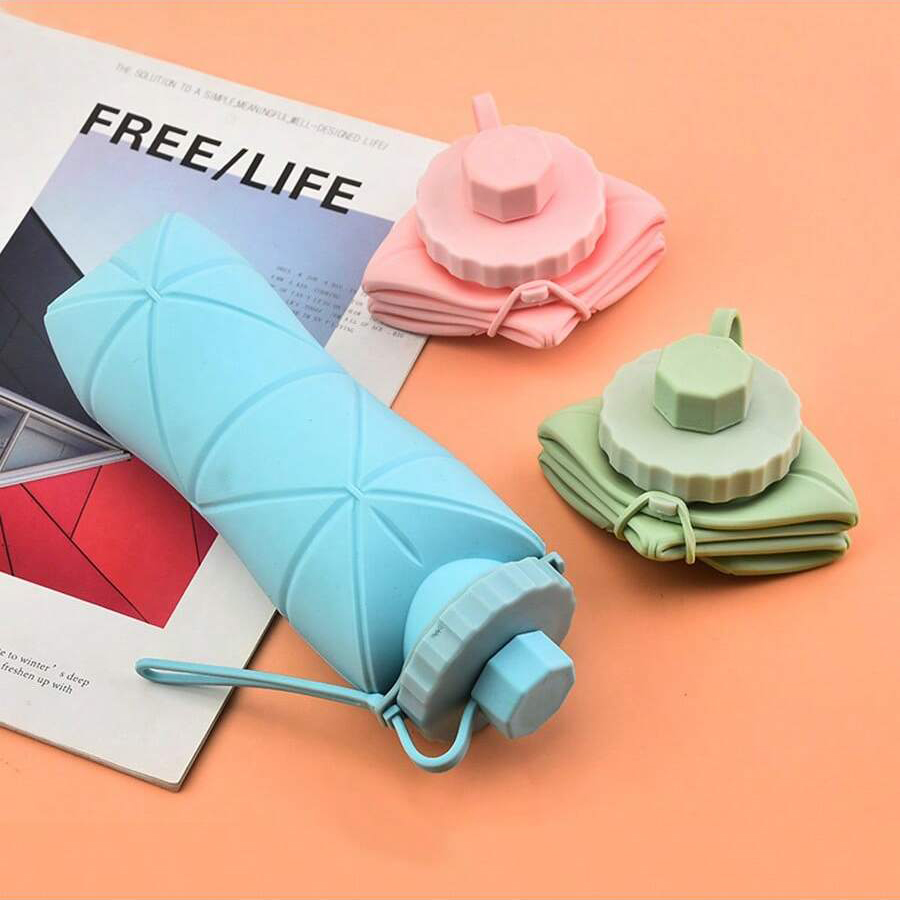Складная силиконовая кружка 60 – обзор и цена Water Bottle Collapsible
