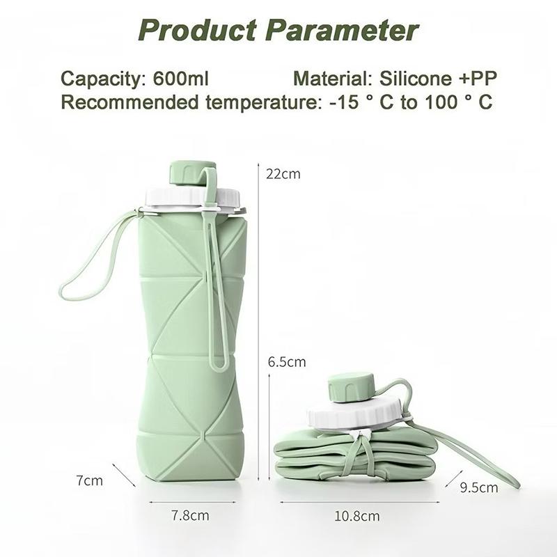 Силиконовая складная бутылка д – обзор и цена Water Bottle Collapsible