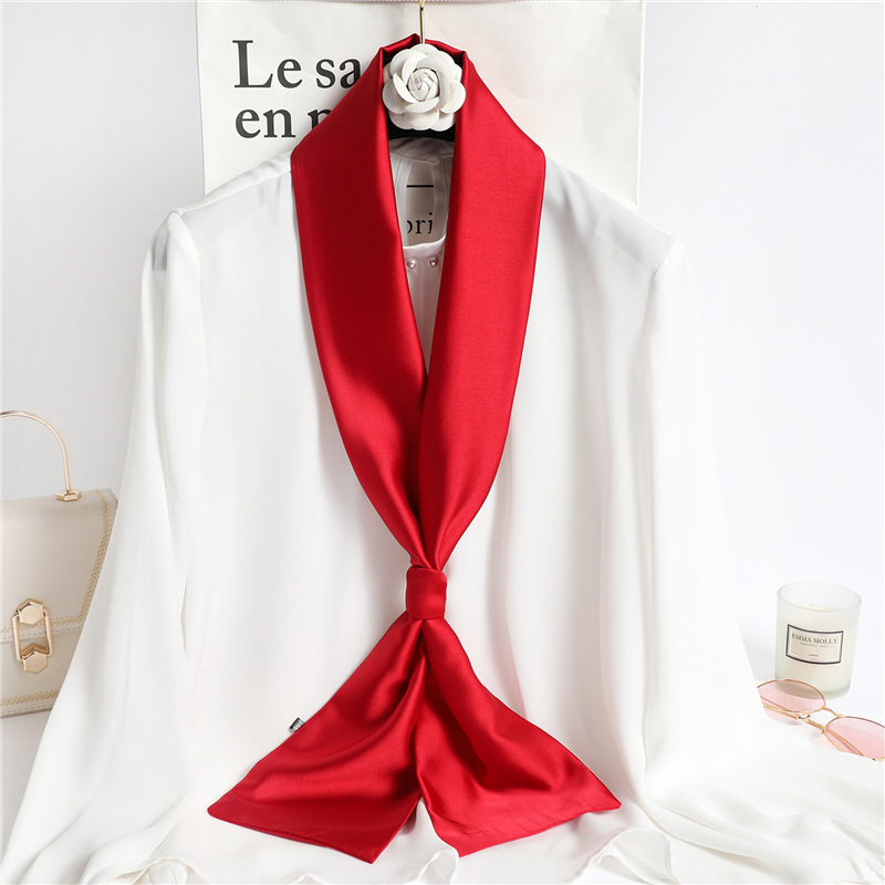 Красный однотонный длинный шел – обзор и цена Travel Accessories Neck
